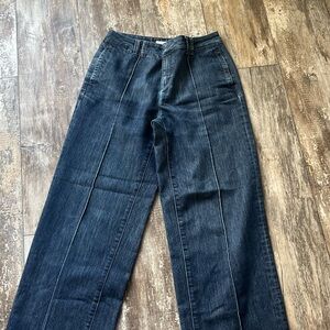 Coldwater Creek Dark Indigo Jeans with Metal Accents